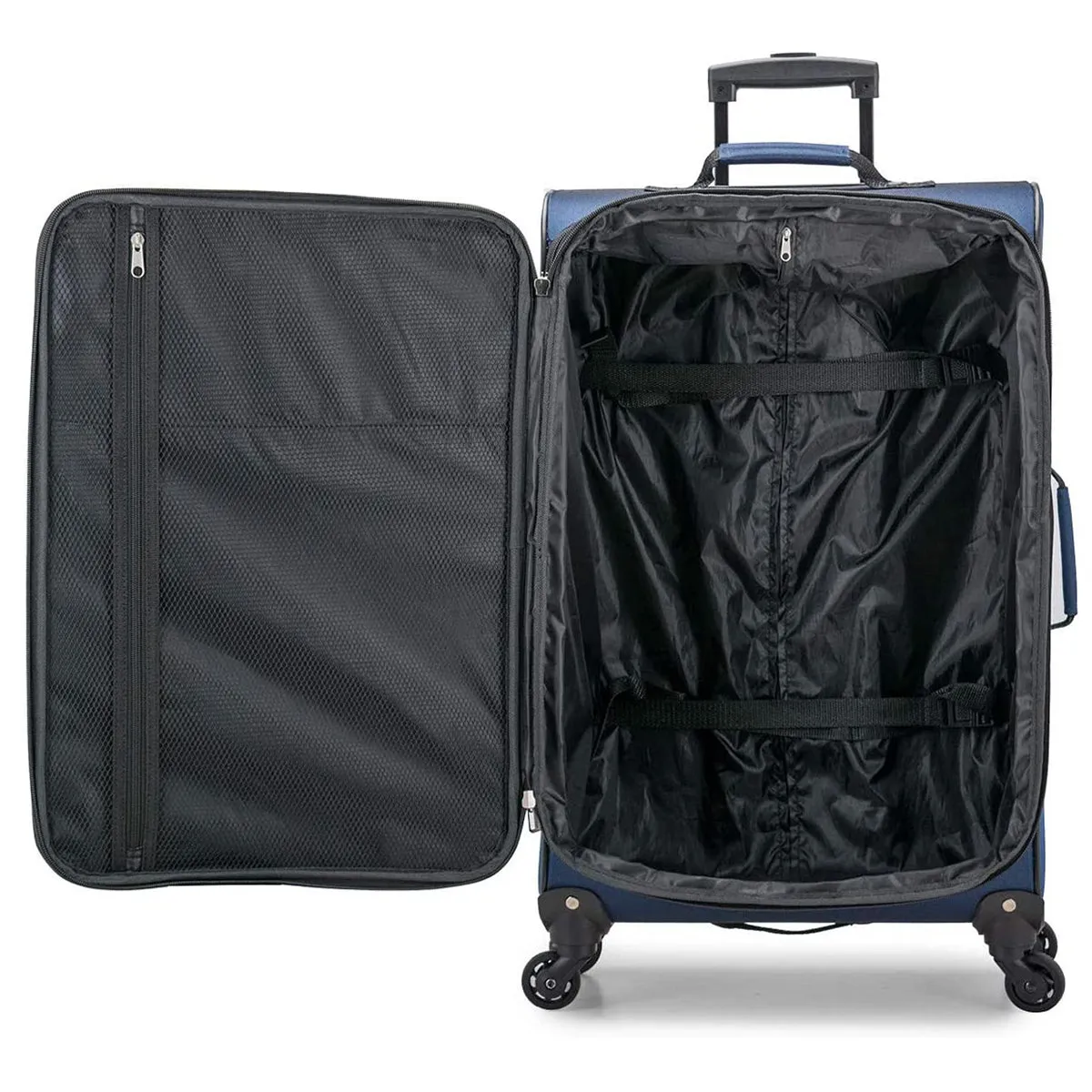 U.S. Traveler Aviron Bay Expandable Softside Luggage with Spinner Wheels, 2 Piece